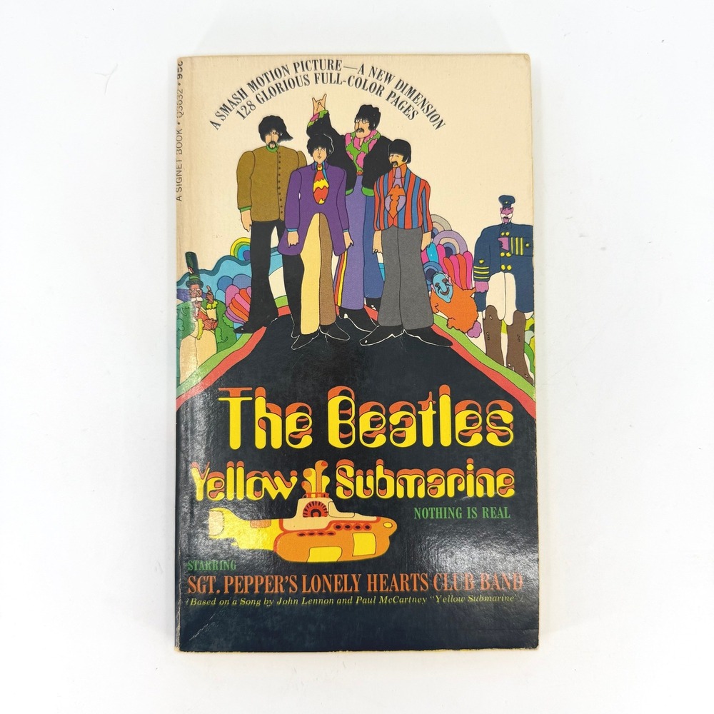 The Beatles Yellow Submarine 1968 Signet First Printing Paperback Max Wilk Q3632